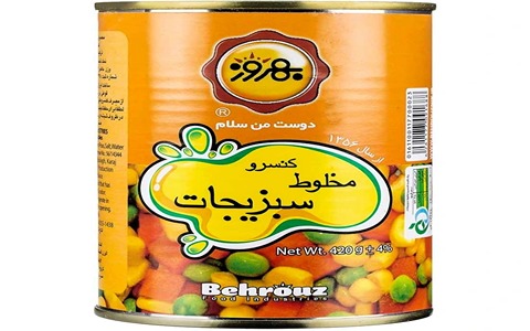 تصویر 4 از کنسرو مخلوط سبزیجات + قیمت عمده
